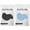 Black-Blue, variant on BLISSAL Exfoliating Shower Towel, Scrub Cloth, Long Exfoliating Washcloth Towel, Exfoliator Shower Towel Back Body Scrubber for Men Women (Black&Pink)
