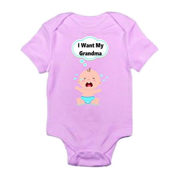 Design With Vinyl Call Grandma She Knows Cute Baby Clothes - Shortsleeve