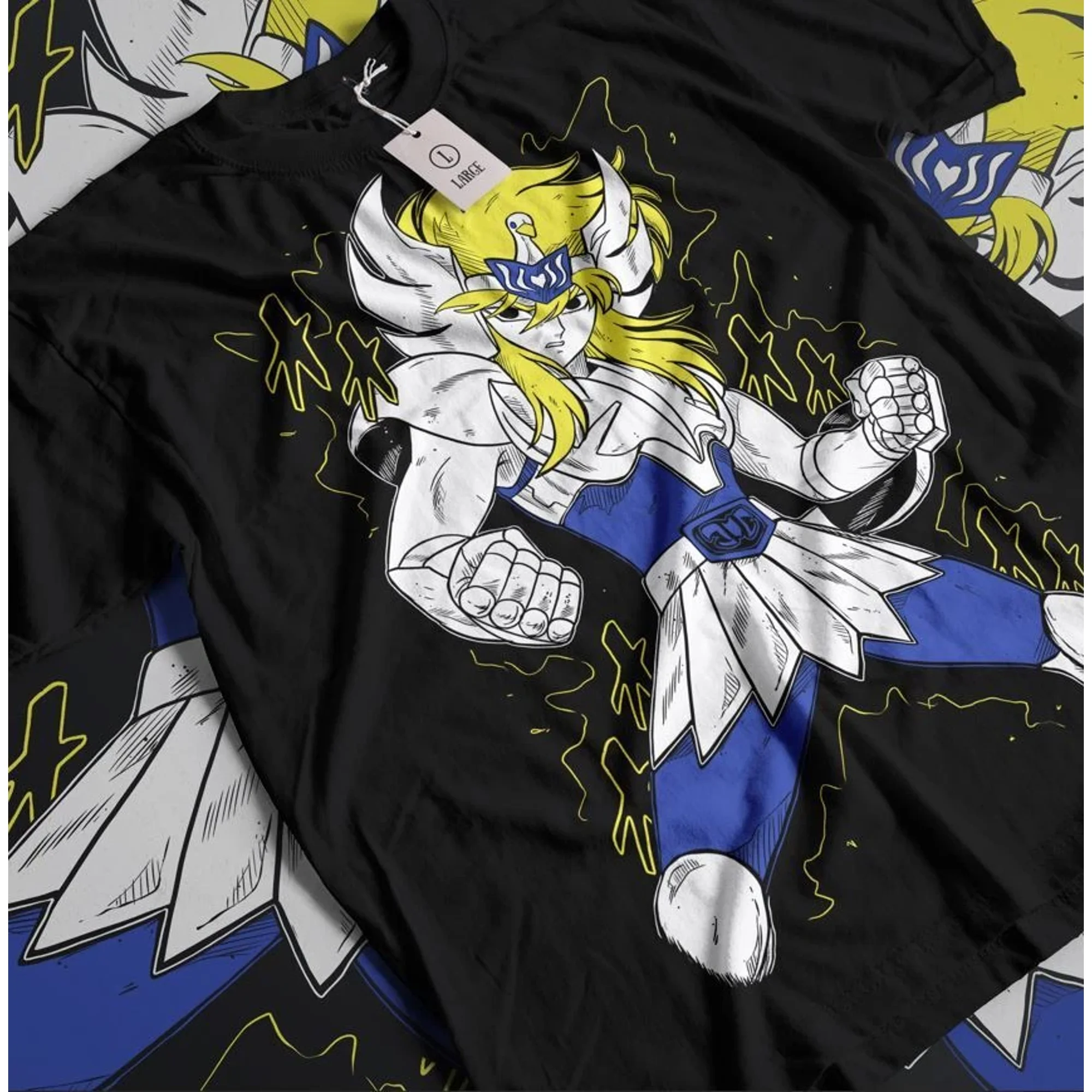 Unisex T-Shirt Shaina Hyoga Dragon Shiryu Ikki Saori Andromeda Shun Gift Shirt