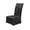 🥝 Black_Hot#1222, variant on Stretch Velvet Dining Chair Cover – High Elastic Polyester, Skirted Design, Solid Color, Fits 15-24” High-Back Chairs, Anti-Slip, Protective, Home Hotel Decor