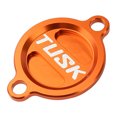 thumbnail image 1 of Aluminum Oil Filter Cover Orange Compatible With Gas Gas EX 450F 2021, 1 of 1