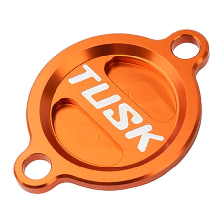 Aluminum Oil Filter Cover Orange Compatible With KTM 350 XCF-W 2020-2021