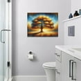 thumbnail image 6 of Large Wall Art Gold Tree of Life Pictures Wall Decor Master Over Above Bed Canvas Prints Horizontal Framed Artwork Paintings Home Office Decorations For Living Room Bedroom 16"x12", 6 of 6