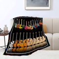thumbnail image 3 of Couverture de Guitare Super Douce et Confortable Instruments de Musique Couverture pour Enfants Filles, 3 of 7