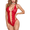 thumbnail image 1 of Body de encaje con tirantes-S-Rojo Xemadio WRMH-1092-4, 1 of 7