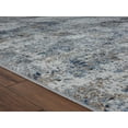 thumbnail image 2 of Designer Home Slate Area Rug 4535 10160 Barcelona Blue Shaded Faded 7' 10 x 7' 10" Round, 2 of 2