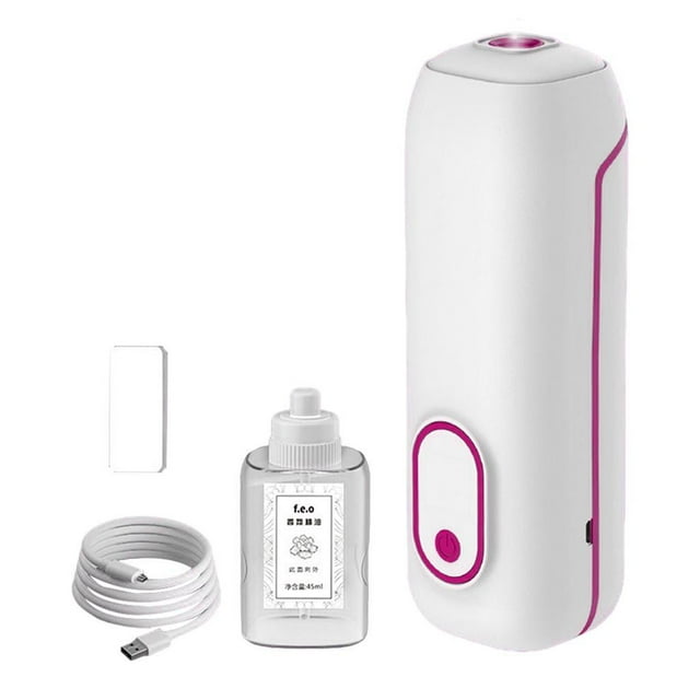 VONKY Stylish Essential Oil Diffuser Home Big Capacity Nebulizing High Mist Output Aromatherapy Device Pink Type A 1Set