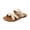Beige, variant on Women's Boho Crisscross Strap Flip Flops Comfortable Flat 2026 Summer Sandals for Beach, Vacation & Poolside Brown 43(US-10)