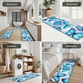 thumbnail image 5 of Blue Butterfly Group Pattern Kitchen Rugs Sets Of 3,Kitchen Runner Rugs Non Skid Washable,Decorative Kitchen Floor Mats for Kitchen,Sink,Laundry,17"x30"+ 17"x47" + 17"x59", 5 of 6