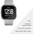 thumbnail image 4 of Fitbit Versa Smart Watch - Gray Band/Silver Aluminum Case, one size (s & l bands included), 4 of 6