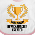 thumbnail image 4 of Inktastic Achievement Unlocked New Character Created Boys or Girls Baby Bib, 4 of 4