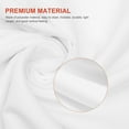 thumbnail image 5 of LEORX 1Pack Photographic Studio Photo Backgrounds White Polyester Backdrop 11.8x79in, 5 of 8