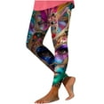 thumbnail image 7 of Feancey Lighting Sales Mardi Gras High Waisted Leggings for Women Soft Tummy Control Mask Print Carnival Party Tights Seamless Buttery Soft Holiday Workout Yoga Pants Multicolor XXL, 7 of 7