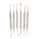 thumbnail image 2 of Juego de herramientas dentales, 6 piezas Herramientas dentales profesionales de acero inoxidable Herramientas de reparación de dientes Diseño exquisito, 2 of 9