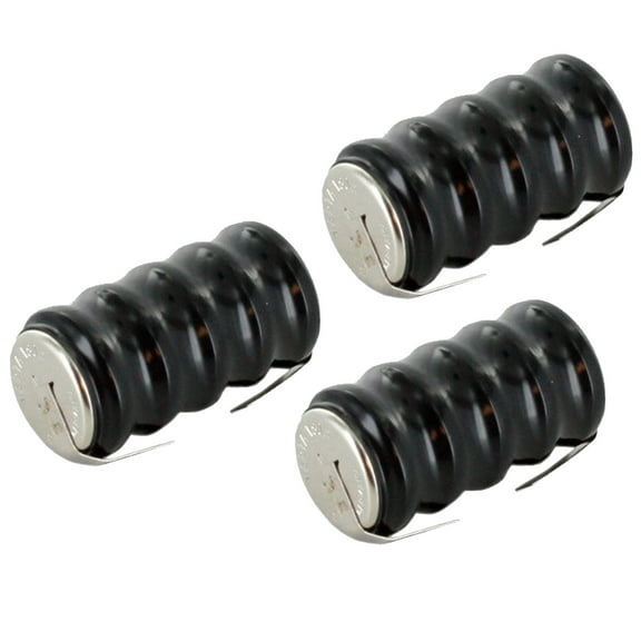 3x 5/V80H 6V 80mAh Battery w/Tabs 55608305060 for Wireless Beacon, eCall, Solar