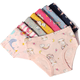 thumbnail image 4 of Calzoncillos de algodón transpirables para niñas, ropa interior variada, 6-8 piezas Xtellar multicolor, 4 of 4