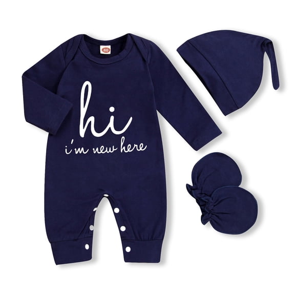 WISWELL Romper Coming Home Outfit Set (Boy's)born