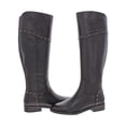 thumbnail image 3 of Marc Fisher Women's Secalm Leather Studded Knee-High Riding Boot, 3 of 3