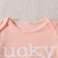 thumbnail image 7 of Gerichy Girls Summer Outfits, Boys Girls Short Sleeve Independence Day 4th Of July Letter Printed Romper Bodysuits Shorts Headbands Outfits, 7 of 7