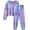 Blue&purple, variant on Girls Tie Dye Outfits Sweatsuits Set Cute Pullover Hoodies Sweatshirts Jogger Sweatpants Outfit