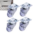 thumbnail image 4 of Swivel Plate Casters, Transparent Heavy Duty Industrial Castors Swivel Caster 4 Pcs  For Door For Cart, 4 of 8
