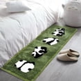thumbnail image 3 of Manta de noche moderna minimalista con diseño de panda transfronterizo, manta de cama de cachemira con aislamiento térmico, alfombra resistente a las manchas y al desgaste para dormitorio, 3 of 4