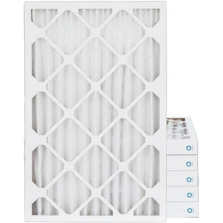 

18X24x2 MERV 11 MPR 1000 Pleated Furne 2 Air Filters By Pamlico. 6 Pk. Size: 17-3/8 X 23-3/8 X 1-3/4