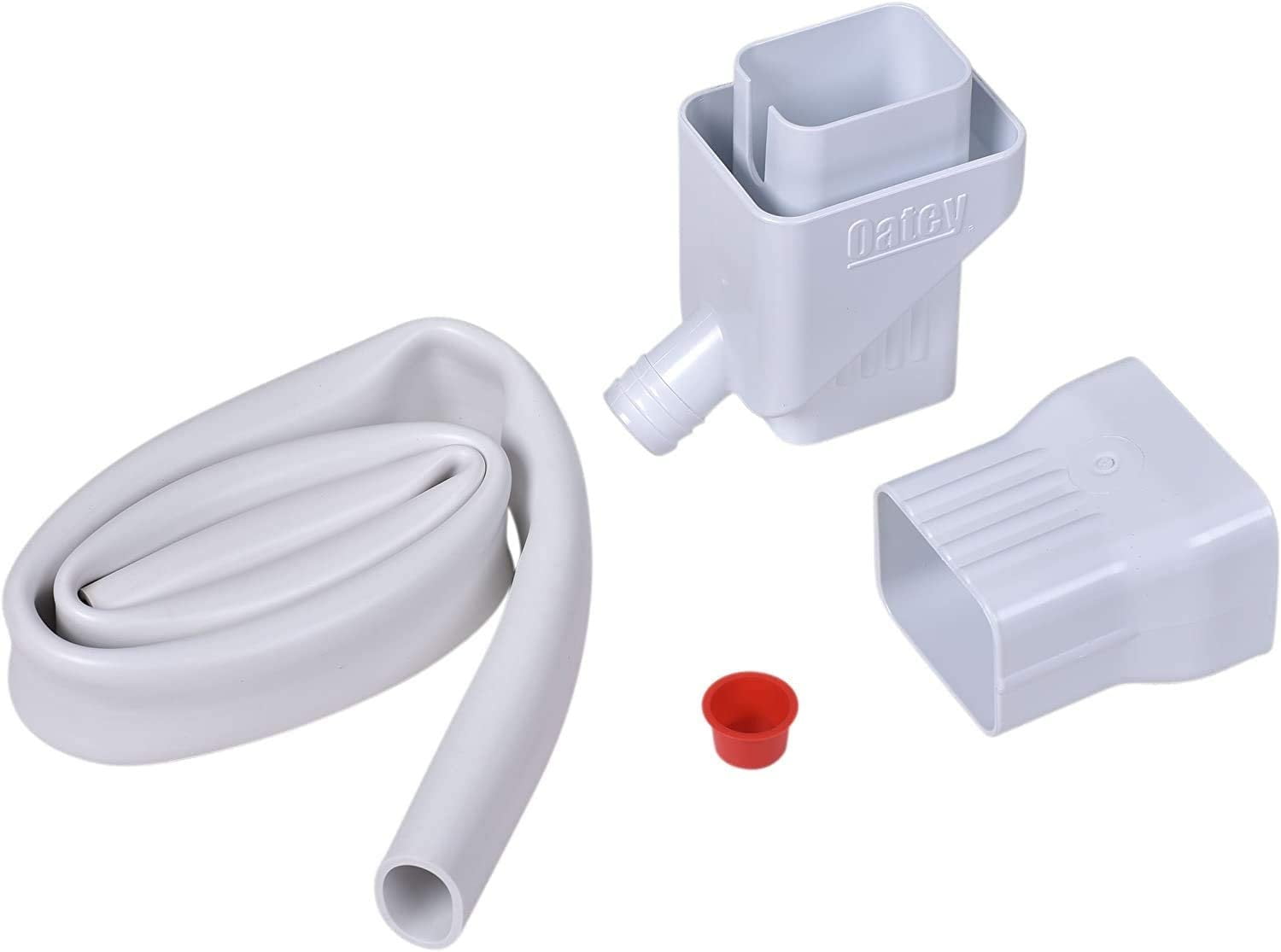Oatey Mystic Rainwater Collection System Fits 2" X 3" Residential Downspouts 4-Pack — Residential Use, Standard Application