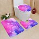 thumbnail image 1 of Juego de alfombras de baño ABPHQTO Acuarela pintada a mano 3 piezas, 1 of 2