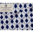 thumbnail image 2 of Soimoi 100% Cotton Canvas Fabric - Ikat Print, Blue | 56" Wide | Sold By 5 Yard | Medium Weight Upholstery Fabric for Home Dcor, Bags & DIY Projects, 2 of 7