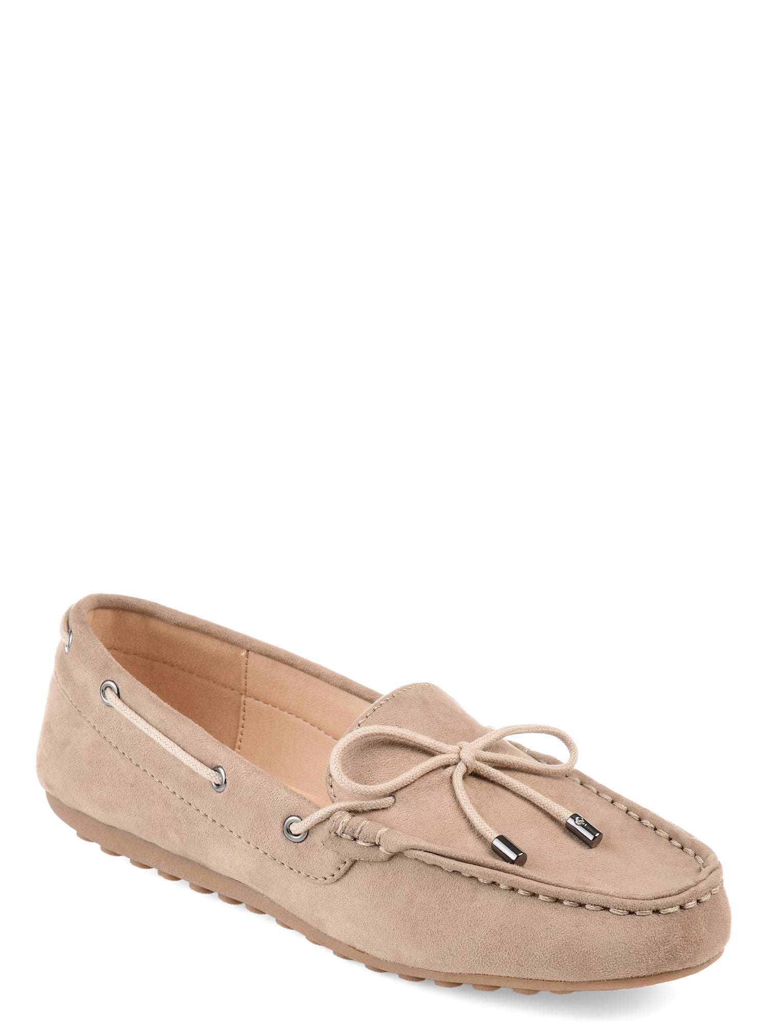 Brinley Co. Womens Comfort-sole Faux Suede Slip-on Loafers - Walmart.com