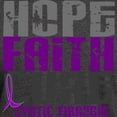 thumbnail image 3 of CafePress - HOPE FAITH CURE Cystic Fibrosis T Shirt - Men's Classic Graphic Cotton T-Shirt, 3 of 4