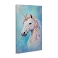 thumbnail image 2 of Stupell Industries Bohemian White Unicorn on Blue Canvas Art, 30 x 45, by Creative Studio, 2 of 8