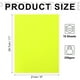 thumbnail image 2 of 10 Hojas de Papel Neón 8"x11" 250gsm Cartulina Fluorescente Brillante, Amarillo, 2 of 6