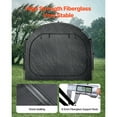 thumbnail image 3 of KFFKFF Bicycle Shelter, Accommodates 1-2 Bicycles, Roomy Outdoor Bicycle Shelter with Aeration Opening, Water-Resistant Simple Assembly Bicycle Shelter with Durable Fiberglass & Twin Fasteners, 3 of 9