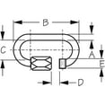 thumbnail image 2 of Sea-Dog Line 153010 Quick Link 3-1/2", AISI 316 Stainless Steel, 19,800 lb Capacity, 2 of 2