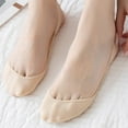 thumbnail image 3 of Dyfzdhu No Show Socks Women Ballerina Socks Solid Non Slip Socks Ice Stockings Socks Hollow Boat Socks, 3 of 4