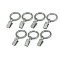 thumbnail image 5 of Versailles Clip Rings for 5/8" - 3/4" Rods 7 Pieces for Shower Curtain/Drape Curtains Antique Brass, 5 of 6