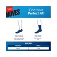 thumbnail image 5 of Hanes Moves Ultimate Boys' Seamless Stretch Heel Shield Socks, 6-Pairs Blue/Black M, 5 of 5