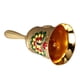 thumbnail image 1 of Campana De Mano, Redondeada De Latón Vintage Portátil Diseño De Manejo De Mano Antiguo Exquisito Patrón Tallado Handpell Liviano Para La Fiesta De Bodas, 1 of 7