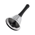 thumbnail image 4 of Shisuyan Hand Bell Silver Steel 1Set 2.55x2.55x4.72In, 4 of 9