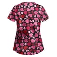 thumbnail image 1 of Heliisoer Hauts pour Femmes, Liquidation d'Été Mode Femme Manches Courtes Col Hauts Uniforme de Travail Blouse Chemise, 1 of 3