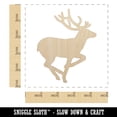 thumbnail image 2 of Deer Buck in Profile Solid Wood Shape Unfinished Piece Cutout Craft DIY Projects - 4.70 Inch Size - 1/8 Inch Thick, 2 of 7