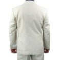 thumbnail image 3 of Comfortable 2pc Men's 2-Button Linen and Cotton Blend Suit, 3 of 5