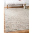 thumbnail image 1 of Unique Loom 3127125 5 x 8 ft. Paris Willow Rectangular Rug, Gray, 1 of 5