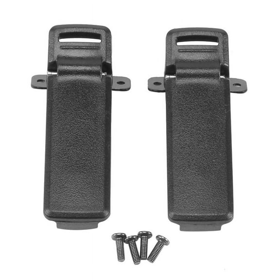 2Pcs Walkie Talkie Spare Part Back Belt Clip for 2-way Radio UV5R For intercom UV5R / 5RA / 5R / 5RB / 5RC