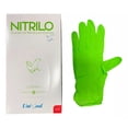 thumbnail image 1 of Guantes De Nitrilo Uniseal Colores Y Tallas 100pz Color Verde Lima Talla G, 1 of 1