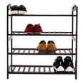 thumbnail image 2 of 12-Batten 4-Tier Bamboo Shoe Rack Coffee Brown, 2 of 7