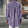 thumbnail image 5 of StSilkitty Button down Shirt Jacket for Women Long Sleeve Collared Shacket Coat with Pockets Fall Winter Outerwear, 5 of 6