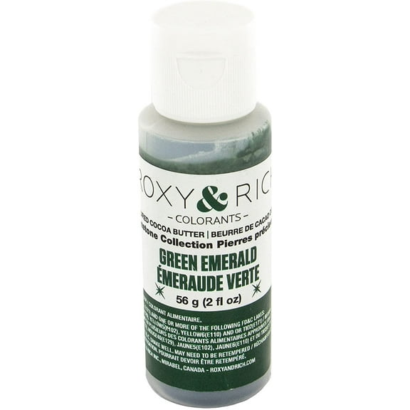 Cocoa Butter, Gemstone Emerald Green 2 Ounces by Roxy & Rich